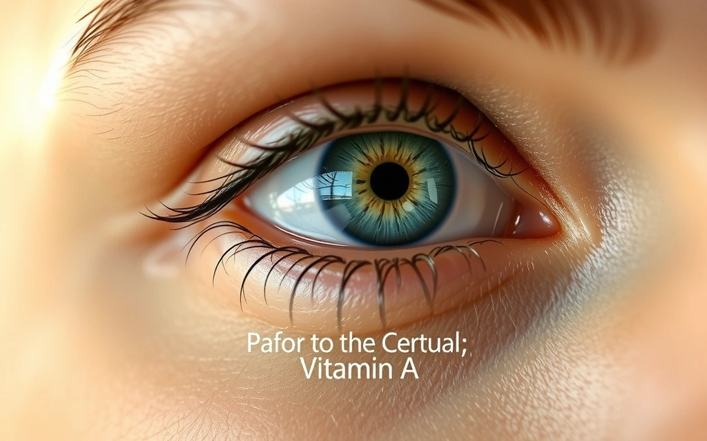 Zbliżenie na zdrową skórę i oczy, symbolizujące korzyści witaminy A