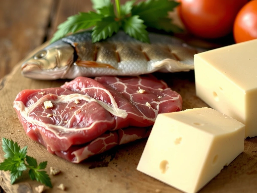 Mięso, ryby i produkty mleczne, źródła kobalaminy